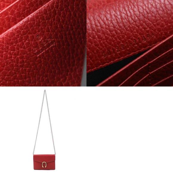 GUCCI Red Leather Wallet - Picture 5 of 5